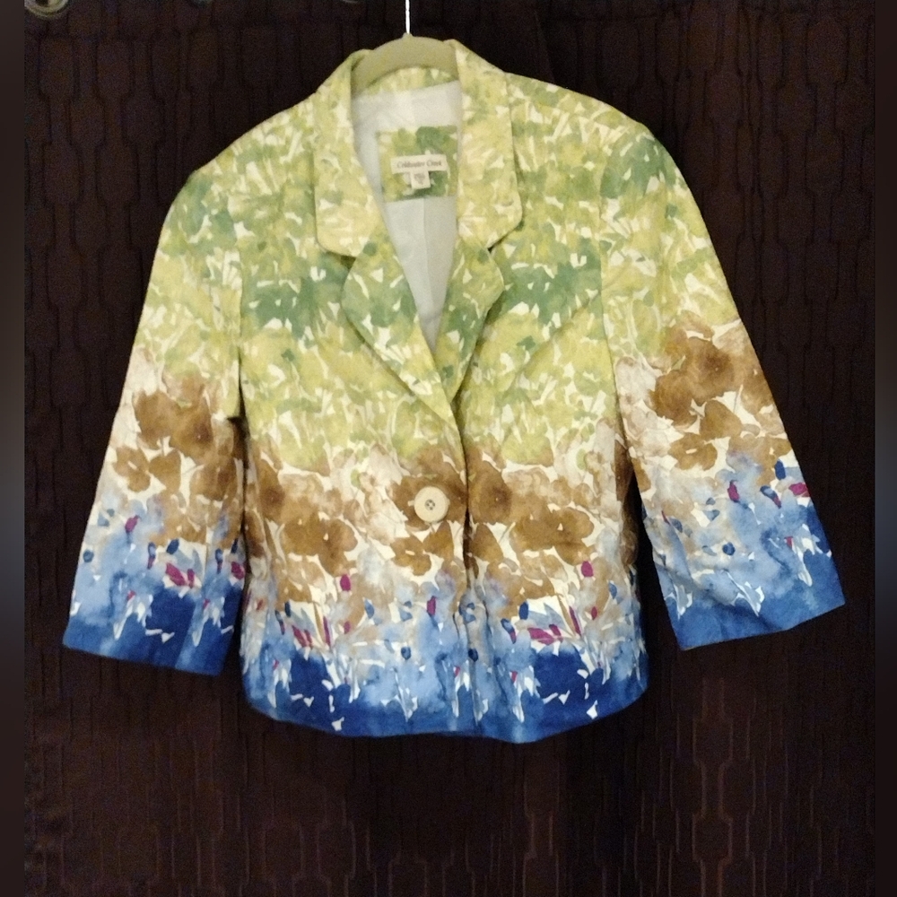 Women's Coldwater Creek Spring Blazer sz 16